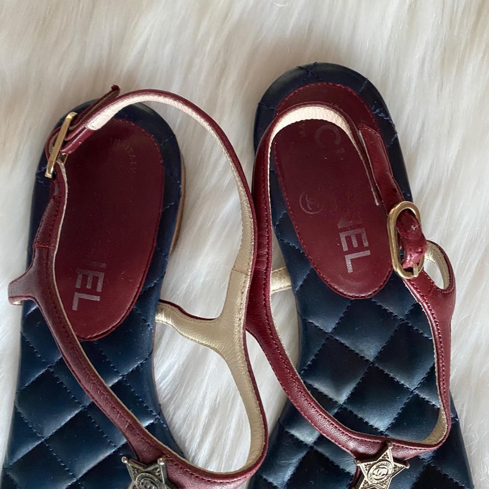 Chanel leather sandals - Picture 7 of 14